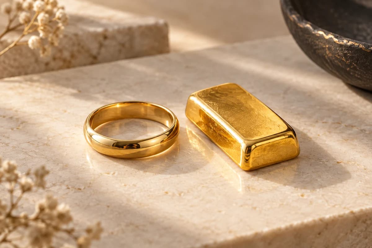 تفاوت طلای ۱۸ عیار و ۲۴ عیار چیست؟ مقایسه خلوص، دوام و کاربرد